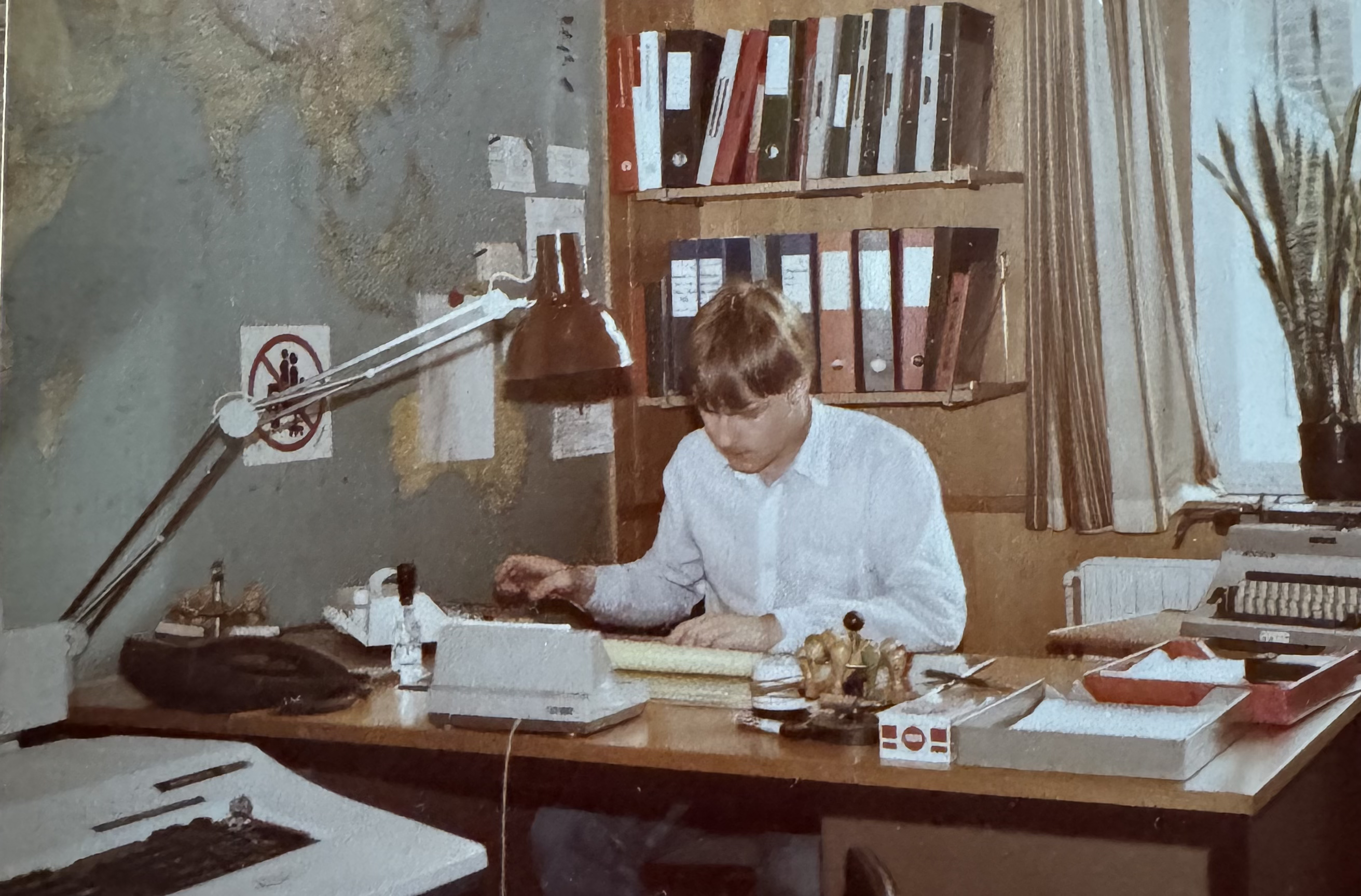 Flemming Pedersen på kontoret