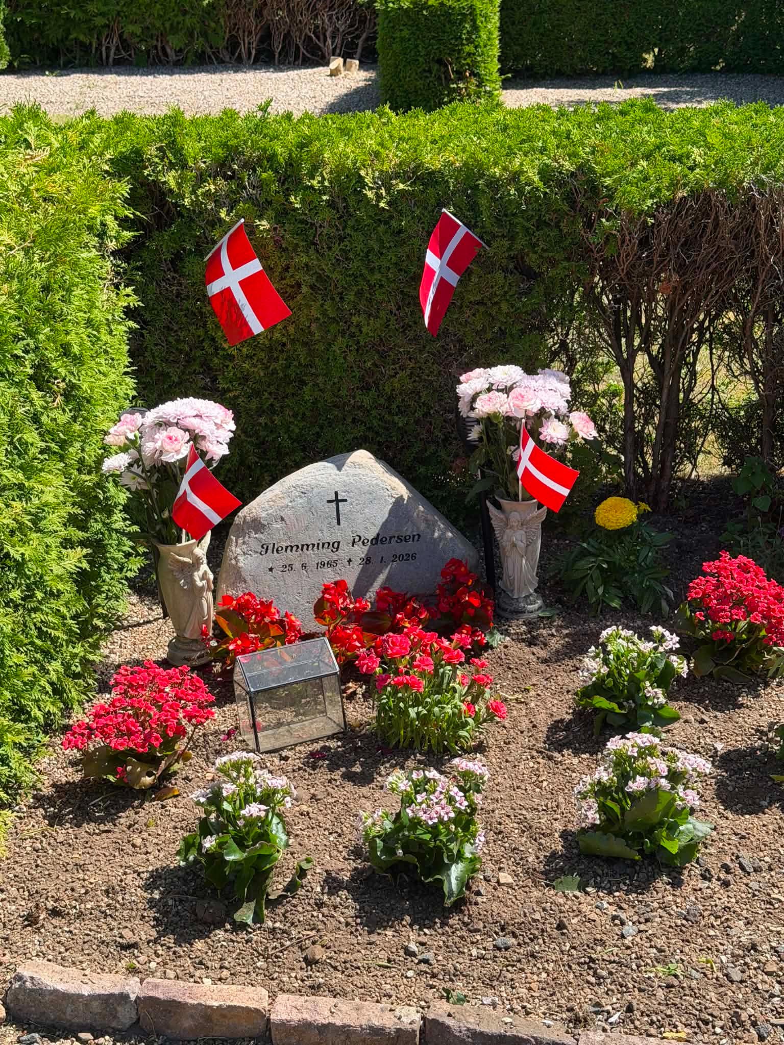 Flemmings gravsten på Sandager Kirkegård